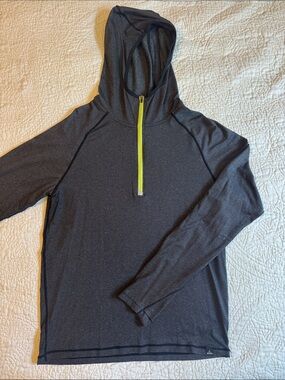 prAna Breaker Hooded 1/4 Zip Shirt